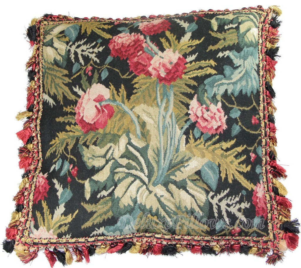 Beauty in Bloom I - 18" x 18"  Aubusson Pillow