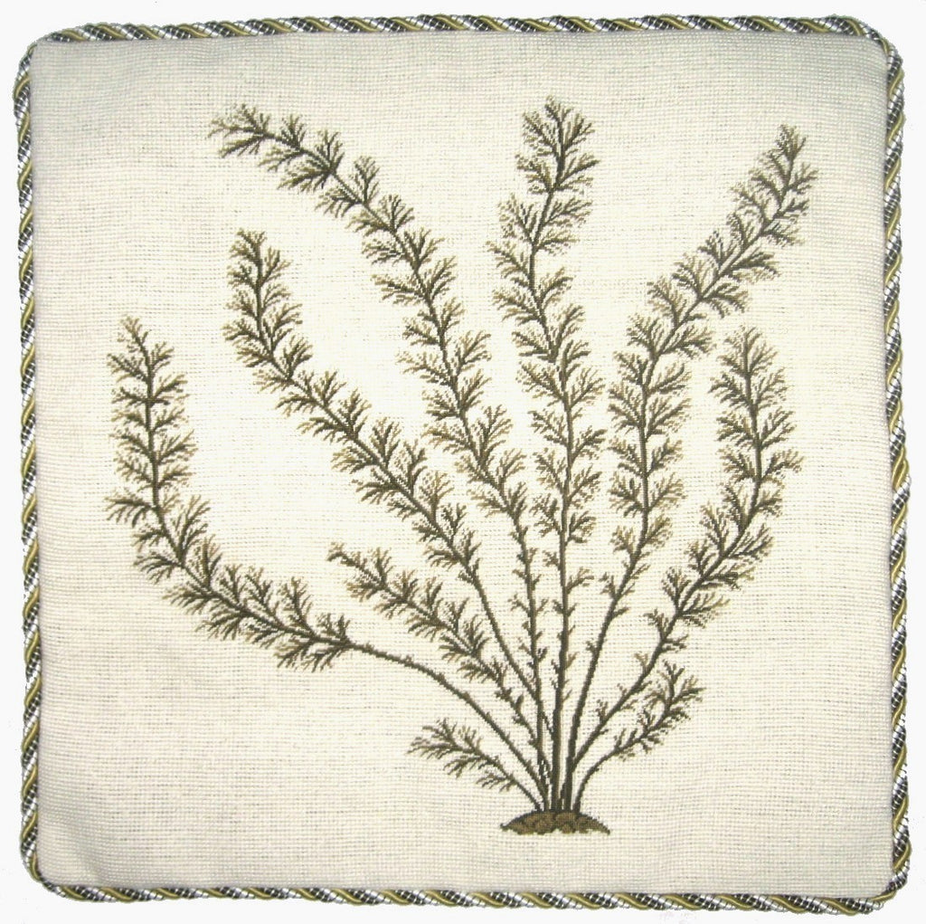 Mare's Tail - 21 x 21" needlepoint pillow