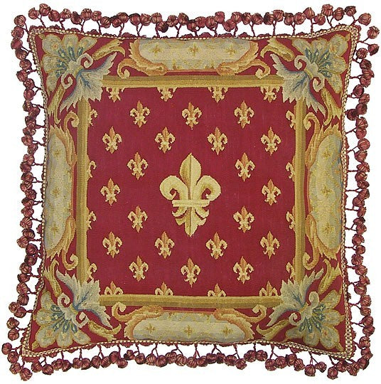 Fleur di lis in Red and Gold