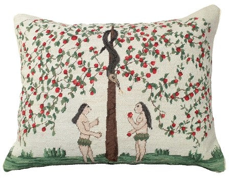 Garden of Eden 16" x 20" Needlepoint Pillow